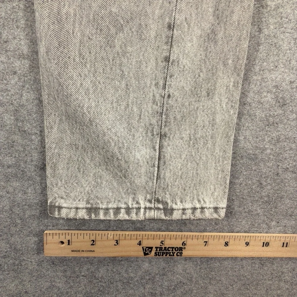Vintage Levis 501 Made In USA 31x34 (Fits 30x33) Gray Wash Jeans 80s